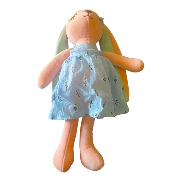 NWOT-PLUSH BUNNY WITH LONG EARS - Picture 2 of 4